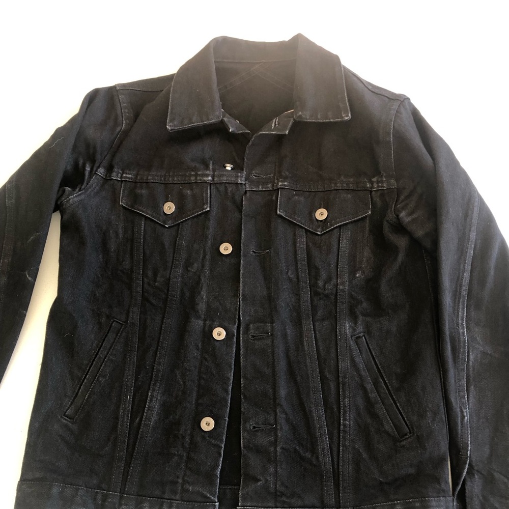 3Sixteen Type 3s Denim Jacket Double Black